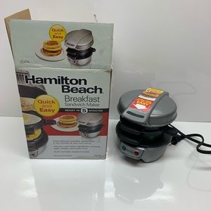 Hamilton Beach breakfast sandwich maker.
